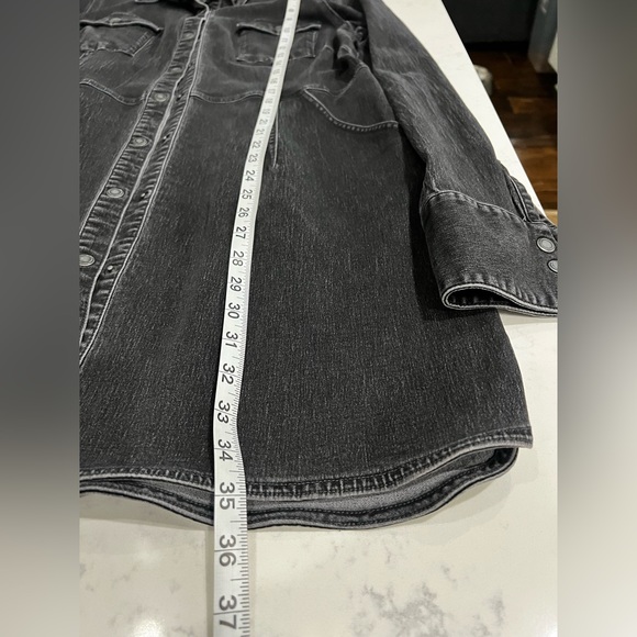 Free People Black Denim Dress - Picture 4 of 5